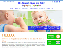 Tablet Screenshot of kidstoothdoctor.com